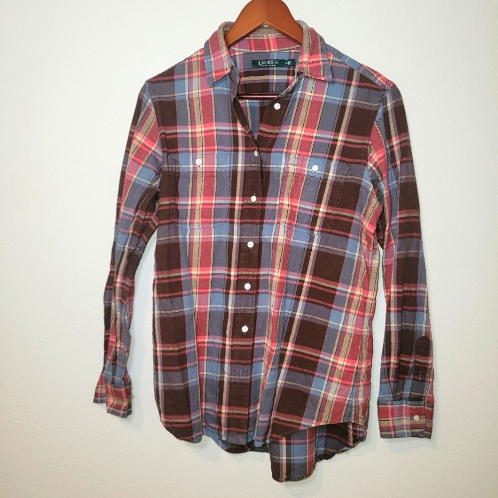 LRL Ralph Lauren Flannel Button Down Shirt